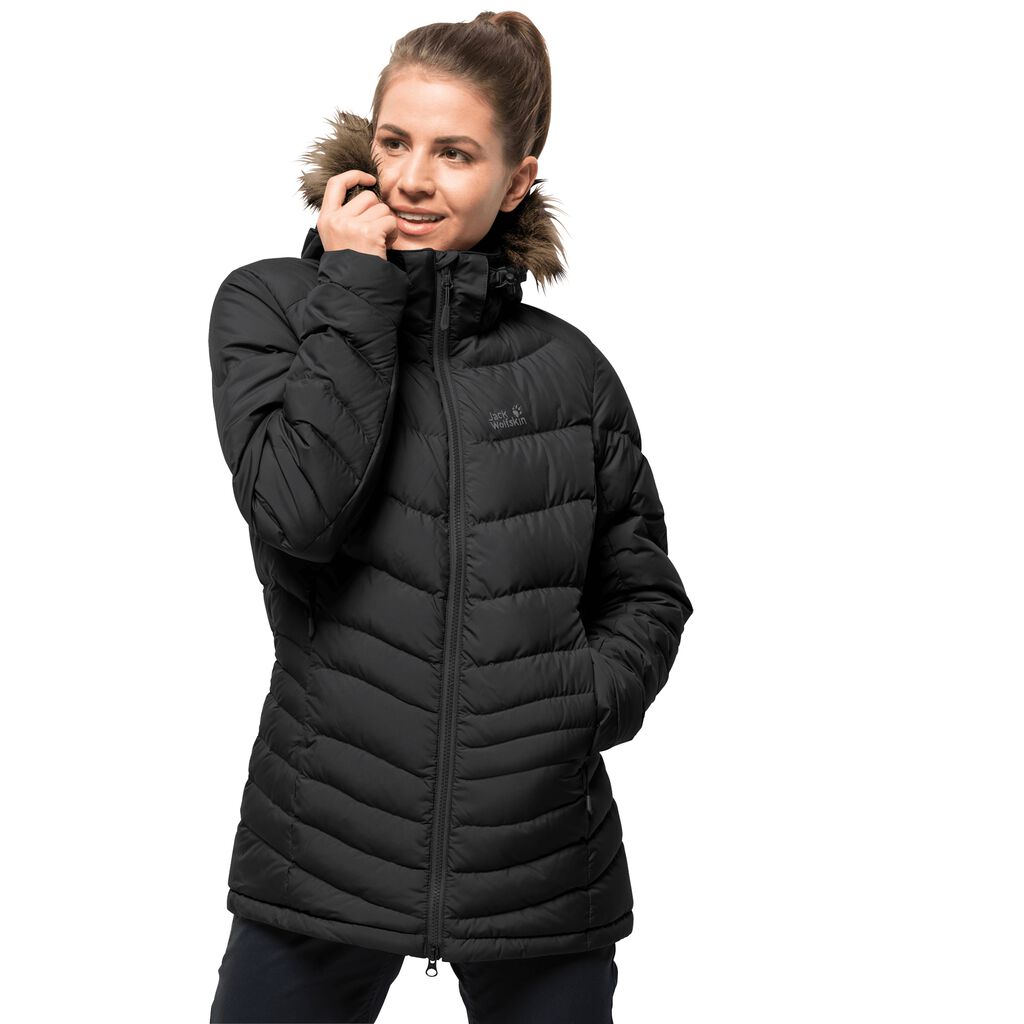 Jack Wolfskin SELENIUM BAY Vestes Femme Noir - ITLEBUZ-56